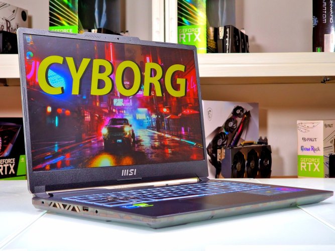 Gaming Laptop MSI Cyborg A12VF - GARANTIE 24M | 15,6" 144 Hz | Intel Core i5-12450H Alder Lake | RTX 4060 8GB | 16GB DDR5 | 1000 SSD | WIN11