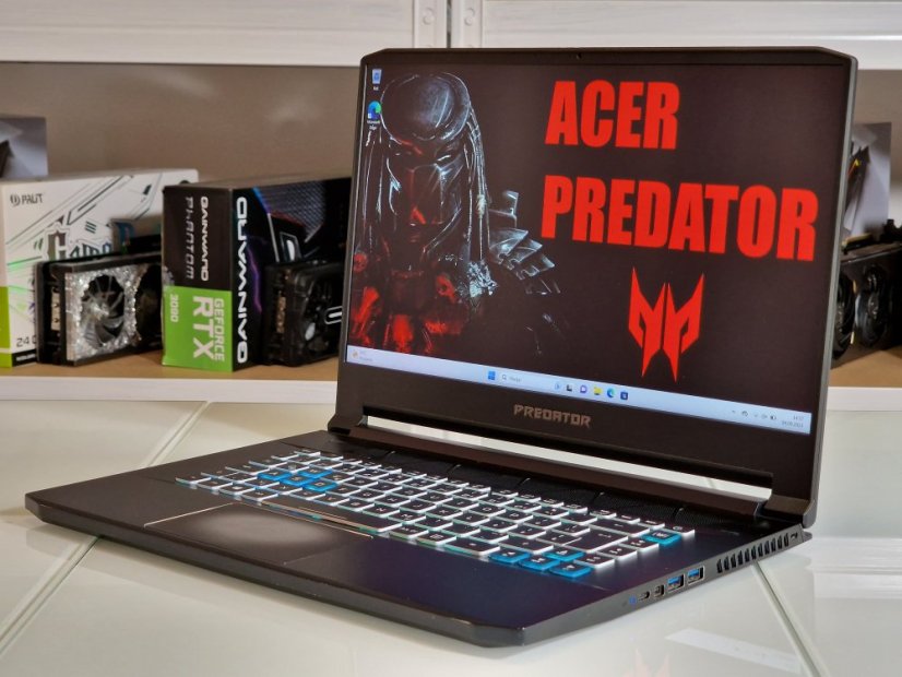 Herní notebook Acer Predator Triton 500 • ZÁRUKA 12M • 15,6 144Hz • Intel Core i7- 8750H • RTX 2080 8GB • 16 GB • 512 GB SSD