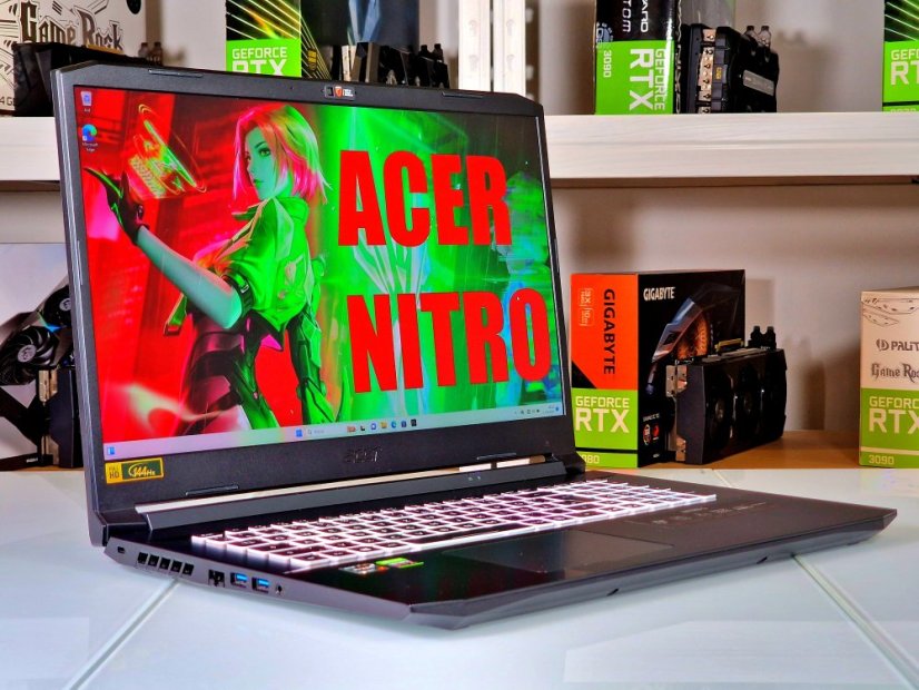 Herný notebook Acer Nitro 5 - ZÁRUKA 12M | 17,3" 144Hz FullHD | AMD Ryzen 7 5800H | RTX 3080 8GB | 32GB | 1TB SSD | WIN11