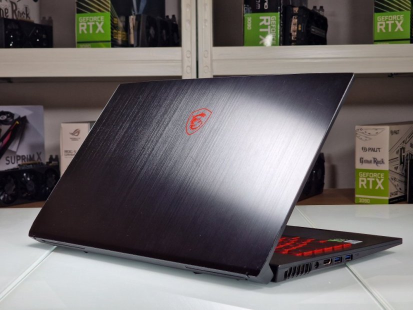 Gaming Laptop MSI GF75 Thin Gebraucht - GARANTIE 12M | 17,3"  144Hz Full HD | i7-10750H | GTX 1660 Ti 6GB | 16GB | 256 SSD+1TB HDD | WIN11