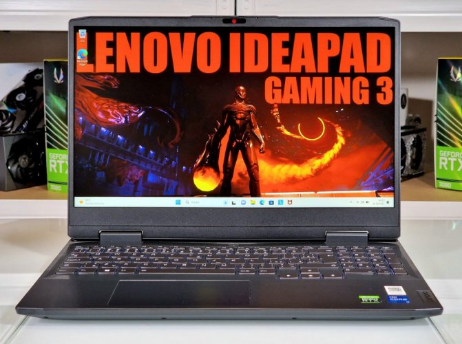 Herný notebook Lenovo IdeaPad Gaming 3 - ZÁRUKA 22M | 15,6" 120Hz | Intel Core i5-12450H | RTX 3050 | 16GB | 512 SSD