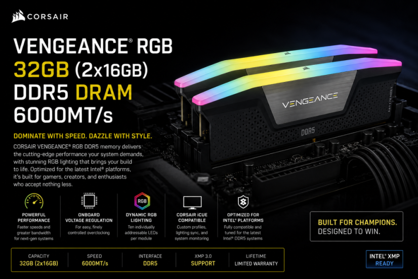 PC Gamer IMMORTAL • GARANTIE 24M •  Intel Core Ultra 5 225F • RTX 3070 Ti 8Go • 16Go DDR5 • 1000 SSD • WIN11