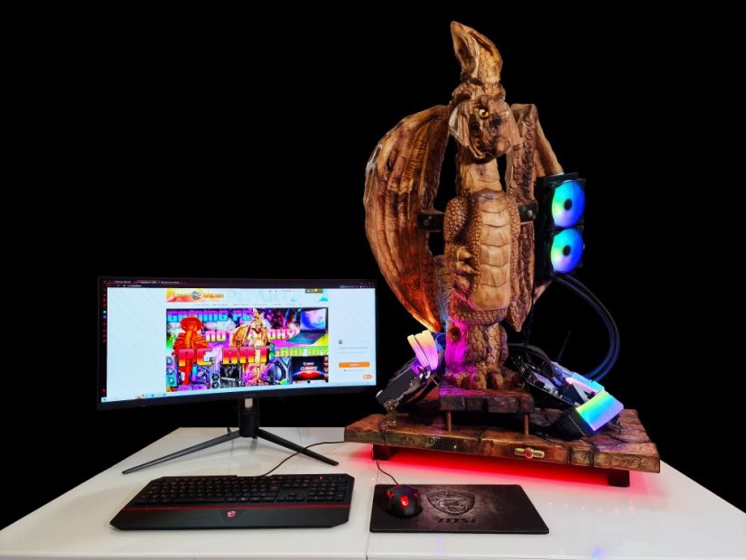 Herná PC Art zostava Dragon • ZÁRUKA 12M • Intel Core i7-12700 • RTX 3090 24 GB • 32 GB • 1000 SSD • WIN11