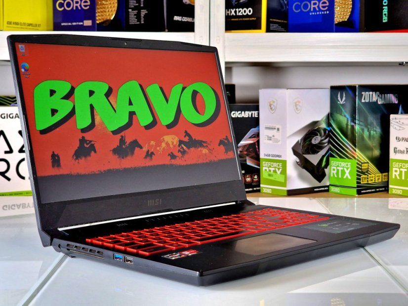 PC Portable Gamer MSI BRAVO 15 • GARANTIE 12M • 15,6 144 Hz • AMD Ryzen 7 5800H • RX 5500M • 16Go • 512 SSD • WIN11