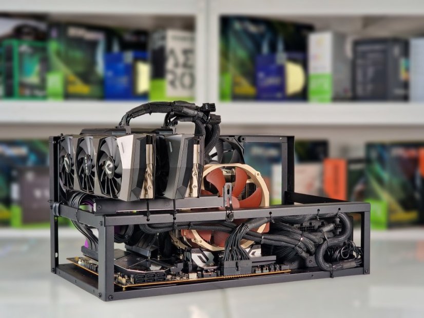 AI WORKSTATION DOUBLE 3090  • ZÁRUKA 12M • AMD Ryzen 9 9950X • 2x RTX 3090 24GB • 96 GB DDR5 • 2TB SSD • WIN11