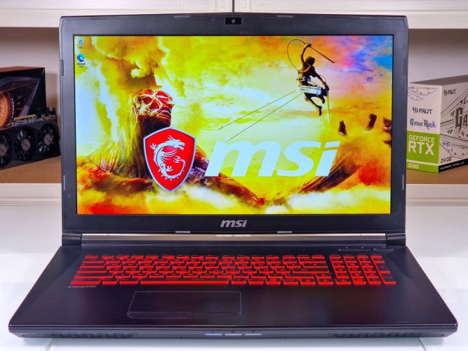 Gaming-Laptop MSI GL72 - GARANTIE 12M | 17,3" FullHD | Intel Core i7-7700HQ | GTX 1050 Ti | 16 GB | 512 SSD + 1TB HDD | WIN11