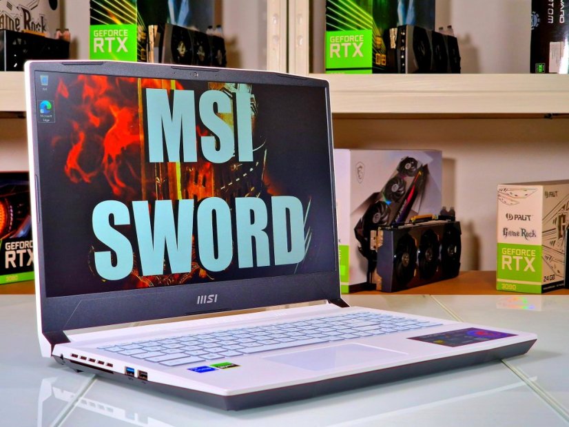Gaming-Laptop MSI SWORD 15 • GARANTIE 24M • 15,6 144Hz • Intel Core i5-12450H • RTX 4050 6GB • 16GB DDR5 • 512 SSD • WIN11