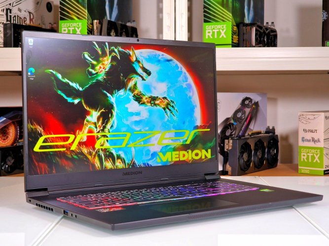 Gaming Laptop MEDION ERAZER BEAST X25 - GARANTIE 12M | 17,3" QHD 165Hz | AMD RYZEN 9 | 32GB | RTX 3080 16GB | 2000GB SSD | WIN11