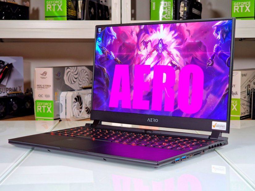 Gaming Laptop GIGABYTE AERO 15 OLED SA Gebraucht - GARANTIE 12M | 15,6" 4K OLED | Intel Core i7-9750H | 16 GB | GTX 1660Ti 6GB | 512 GB SSD | WIN11