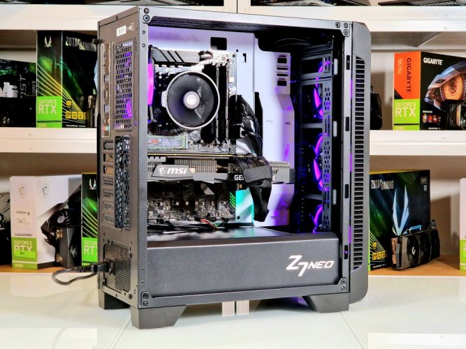 Herné PC compraider - ZÁRUKA 12M | AMD Ryzen 5 5600G | RTX 3070 8GB  | 16GB | 250 SSD+4TB HDD