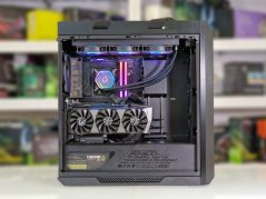 PC Deep Learning Machine AI LLM • ZÁRUKA 12M • Intel Core i9 Ultra 285K + WATER COOLING • 2 x RTX 3090 24GB • 64 GB DDR5 • 2TB SSD • WIN11