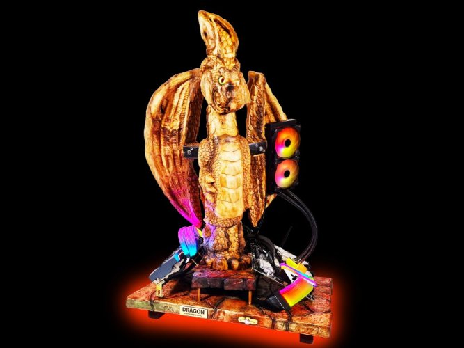 Gaming PC ART Dragon - GARANTIE 24M | Intel Core i7-12700 | RTX 3090 24 GB | 64 GB | 2000 SSD | Soundbar Dell