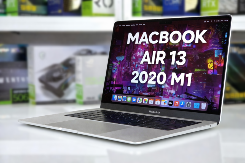 Apple MacBook Air 13 2020 M1 • ZÁRUKA 12M • 13 RETINA • M1 8-CORE CPU • 7-CORE GPU • 8GB • 256 SSD • MACOS