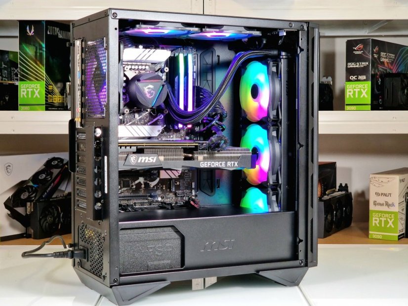Herní PC compraider - ZÁRUKA 24M | Intel Core i7-13700F+vodní chlazení AIO RGB MSI 360 | RTX 3070 8GB | 32 GB DDR5 | 1000 SSD