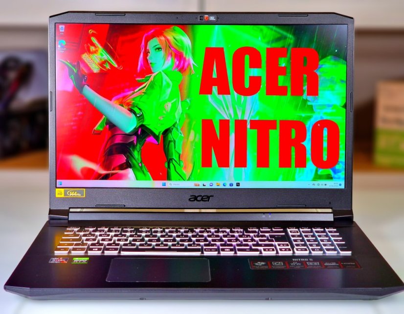 Gaming Notebook Acer Nitro 5 • GARANTIE 12M • 17,3 144Hz •AMD Ryzen 5 5600H • RTX 3060 6GB • 16GB • 1000 SSD • WIN11