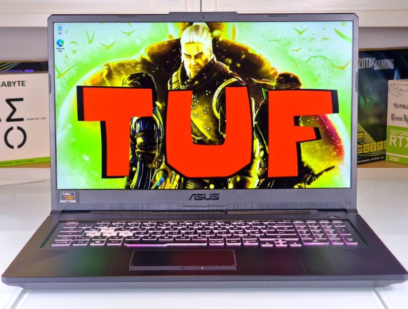 Gaming Laptop ASUS TuF Gaming A17 Refurbished - GARANTIE 12M  | 17,3" 144Hz | AMD Ryzen 7 4800H | GTX 1660Ti 6GB | 16GB  | 512 SSD | WIN11