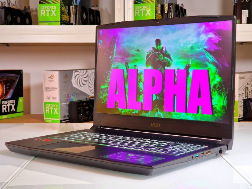 Gaming Laptop MSI ALPHA 15 Gebraucht - GARANTIE 12M | 15,6" 144 Hz | AMD Ryzen 7 5800H | RX 6600M 8GB| 16GB | 512 SSD | WIN11