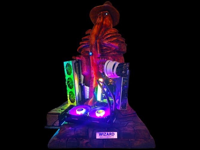 Herní PC Art sestava Wizard - ZÁRUKA 24M | Intel Core i7-12700 | RTX 3090 24GB | 64 GB DDR5 | 2000 SSD | SoundBar Razer Leviathan V2 X