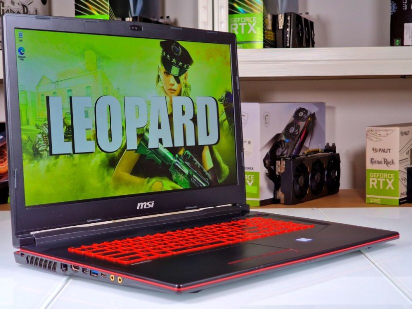 Gaming Laptop  MSI GL75 Leopard Refurbished - GARANTIE 12M | 17,3" FullHD | Intel Core i7-8750H | GTX 1060 6GB | 16 GB | 256 SSD+1TB HDD | WIN11