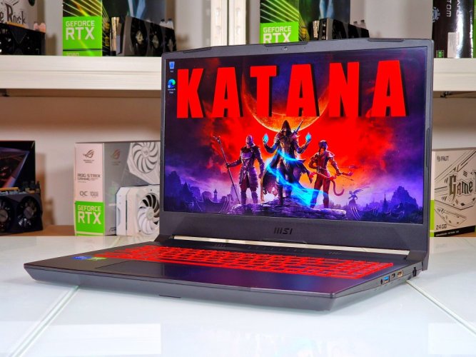 Gaming-Notebook MSI Katana GF66 - GARANTIE 12M | 15,6" 144Hz | Intel Core i5-11400H | 16 GB | RTX 3050 | 1000 GB SSD | WIN11