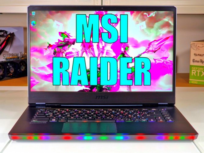 Poleasingowy Laptop do gier MSI Raider GE66 - GWARANCJA 12M | 15,6" 240 Hz | i7-10750H | RTX 2070 8 GB | 16 GB | 1000 SSD | WIN11