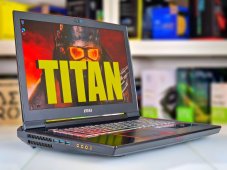 Gaming Laptop MSI TITAN GT73VR • GARANTIE 12M • 17,3 120Hz • Intel Core i7-6820HK • GTX 1070 8GB • 16GB • 512 SSD + 1 TB HDD • WIN10