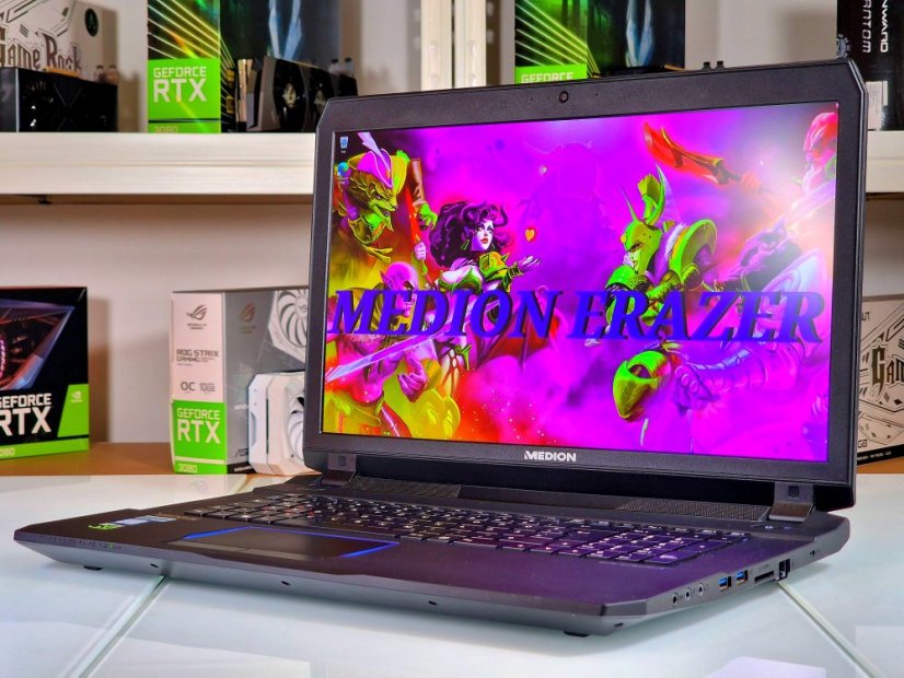 Gaming Laptop MEDION ERAZER X7843 Gebraucht - GARANTIE 12M | 17,3" Full HD | Intel Core i7-6700HQ | 16GB | GTX 980 | 128 SSD + 1 TB HDD | WIN11