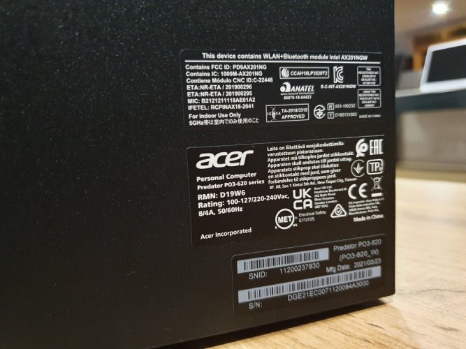 Herní PC sestava Acer Predator Orion 3000 - ZÁRUKA 12M | Intel Core i7-10700F | 16GB | RTX 3060Ti | 1000 SSD