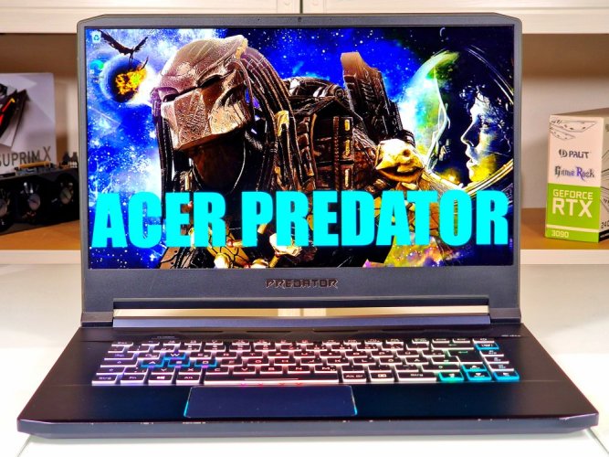 Gaming Laptop Acer Predator Triton 500 - GARANTIE 12M | 15,6" 300Hz | Intel Core i7- 10875H | RTX 2080 8GB | 32 GB | 2000 SSD | WIN11