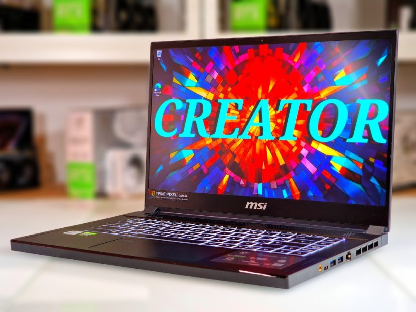 Herní notebook MSI Creator 15 • ZÁRUKA 12M • 15,6 4K UHD • Intel Core i7-10875H • RTX 2080 8GB • 32GB • 1000 SSD • WIN11