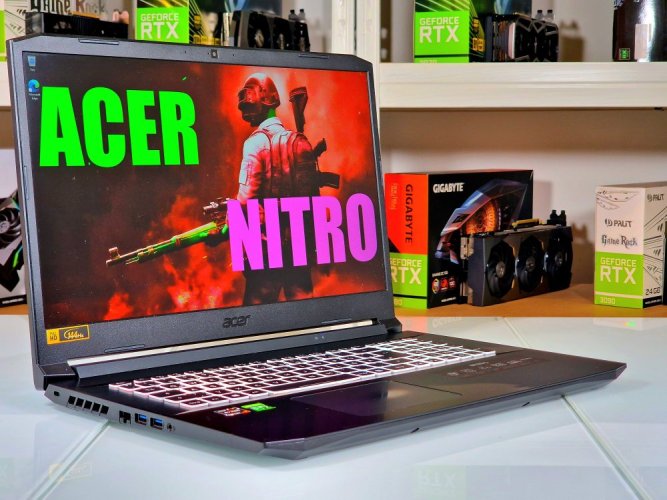 Gaming-Laptop Acer Nitro 5 - GARANTIE 12M | 17,3" 144Hz FullHD | AMD Ryzen 7 5800H | RTX 3060 6GB | 16GB | 1TB SSD | WIN11