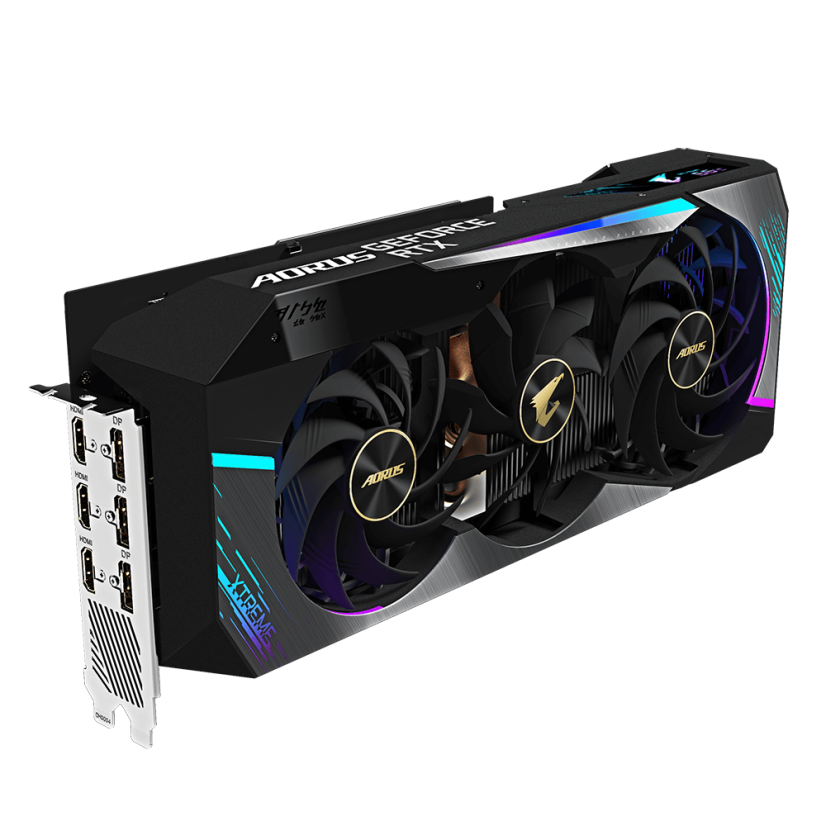 Použitá grafická karta GIGABYTE AORUS GeForce RTX 3080 EXTREME 10 GB - ZÁRUKA 12M