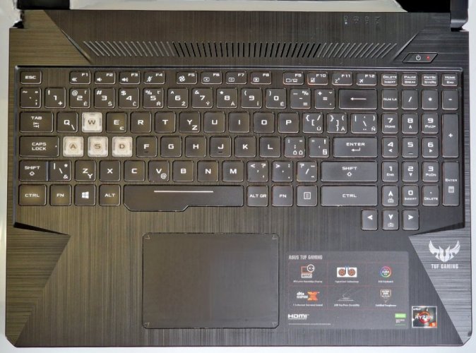 Herní notebook ASUS TUF Gaming - ZÁRUKA 12M | AMD Ryzen 5 | GTX 1050 | 20 GB | 256 SSD + 1TB HDD