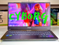 Herný notebook MSI Cyborg A12VF - ZÁRUKA 24M | 15,6" 144 Hz | Intel Core i5-12450H Alder Lake | RTX 4060 8GB | 16GB DDR5 | 512 SSD | WIN11