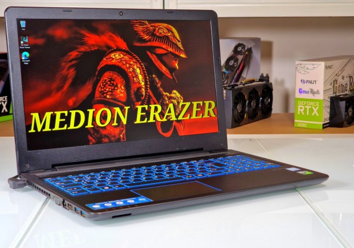Herný notebook MEDION ERAZER P6679 - ZÁRUKA 12 | 15,6" Full HD | Intel Core i5-7200U | 16GB | GTX 950 4GB | 128 SSD + 1 TB HDD | WIN11