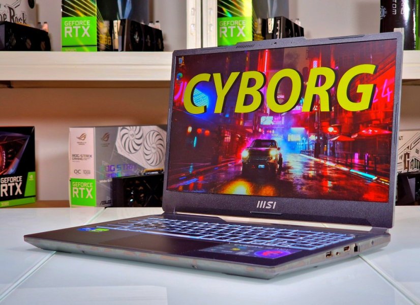 Herný notebook MSI Cyborg A12VF • ZÁRUKA 12M • 15,6 144 Hz • Intel Core i7-12650H • RTX 4050 6GB • 16GB DDR5 • 512 SSD • WIN11