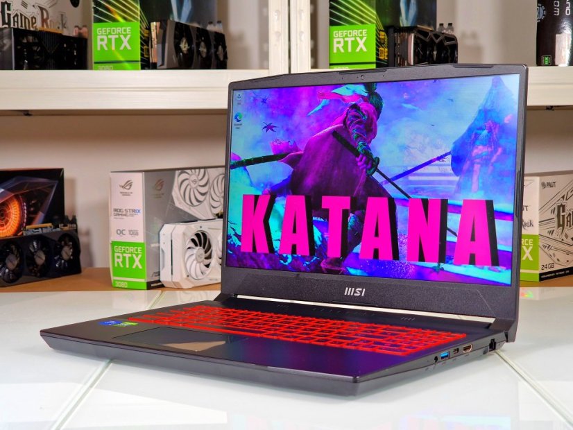 Gaming Laptop MSI Katana GF66 Gebraucht - GARANTIE 24M | 15,6" 144Hz | Intel Core i5-11400H | 16 GB | RTX 3060 6 GB | 512GB SSD | WIN11