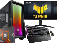 Herná PC zostava s monitorom RTX 4060Ti | AMD - ZÁRUKA 24M | AMD Ryzen 5 7600X | RTX 4060Ti | 32 GB DDR5 | 2000 SSD | 4K LCD ASUS | klávesnice+myš ASUS