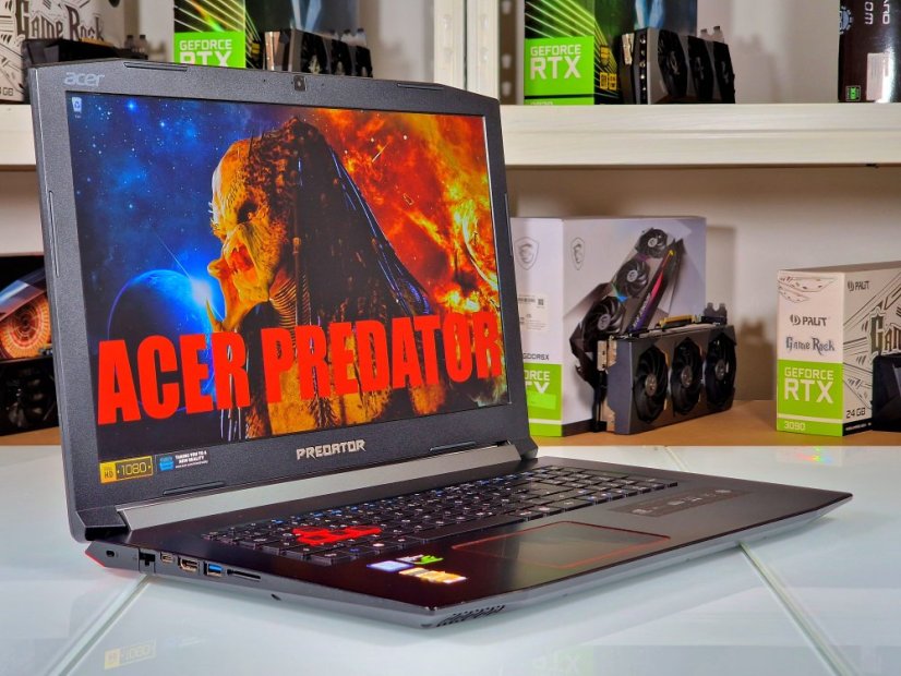 Gaming-Laptop Acer Predator Helios 300 Refurbished - GARANTIE 12M | 15,6" FullHD | Intel Core i5- 7300HQ | GTX 1060 6GB | 16 GB | 128 SSD+1TB HDD | WIN11