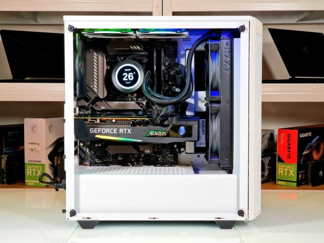 Herné PC compraider - ZÁRUKA 24M | Intel Core i7-10700KF + vodní chlazení KRAKEN Z53 | RTX 3070 8GB AORUS | 32 GB | 1 TB SSD