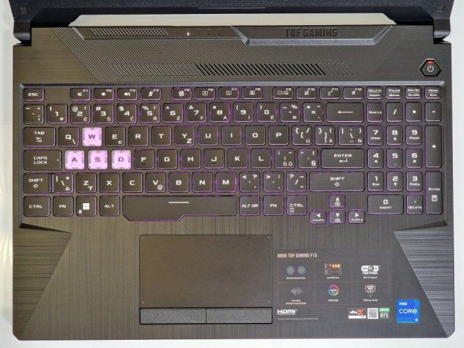 Herný notebook ASUS TuF Gaming F15 - ZÁRUKA 12M | 15,6" 144Hz | Intel Core i5-11400H | RTX 3050 | 16 GB | 512 GB SSD