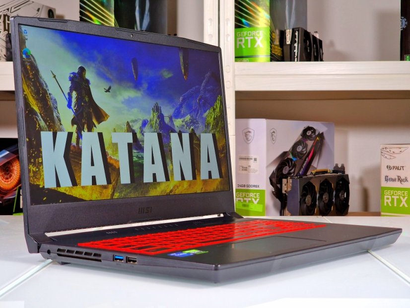 Gaming-Notebook MSI Katana GF66 • GARANTIE 12M • 15,6 144Hz • Intel Core i5-11400H Rocket Lake • 16 GB • RTX 3050 • 512 GB SSD • WIN11