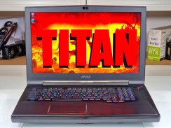 Laptop gamingowy MSI TITAN GT75 - GWARANCJA 12M | 17,3" FullHD 120Hz | Intel Core i7-7820HK | GTX 1080 8GB | 32 GB | 512 SSD + 1 TB HDD | WIN11