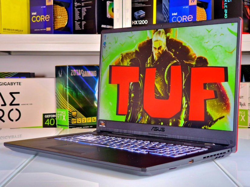 Gaming Laptop ASUS TuF Gaming A17 Refurbished - GARANTIE 12M  | 17,3" 144Hz | AMD Ryzen 7 4800H | GTX 1660Ti 6GB | 16GB  | 512 SSD | WIN11
