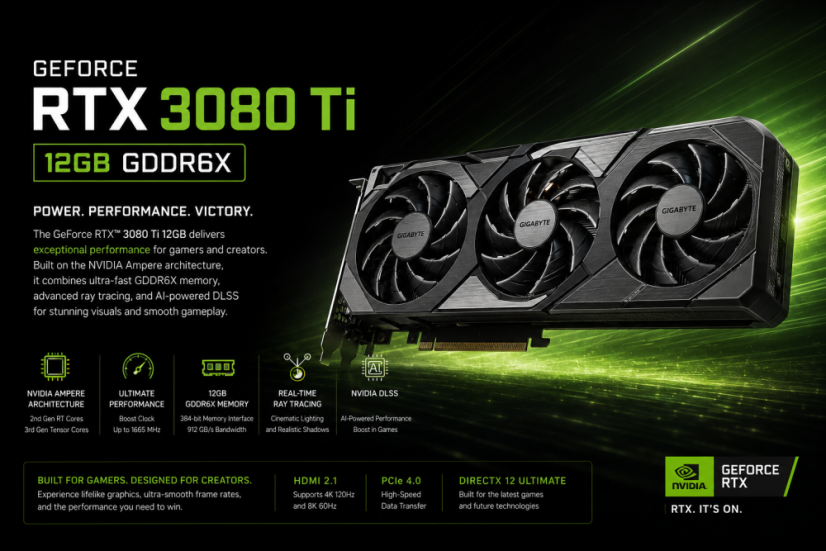 Herné PC WARFARE • ZÁRUKA 24M •Intel Core Ultra 5 225 • RTX 3080 Ti 12GB • 32GB DDR5 • 1000 SSD • WIN11