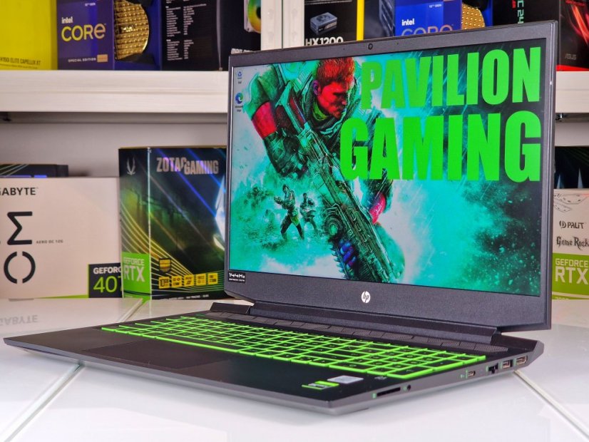 Gaming-Laptop HP Pavilion Gaming 16 Gebraucht - GARANTIE 12M | 16,1" 144Hz | Intel Core i7-10750H | GTX 1660Ti 6GB | 16 GB | 1000 SSD  | WIN11