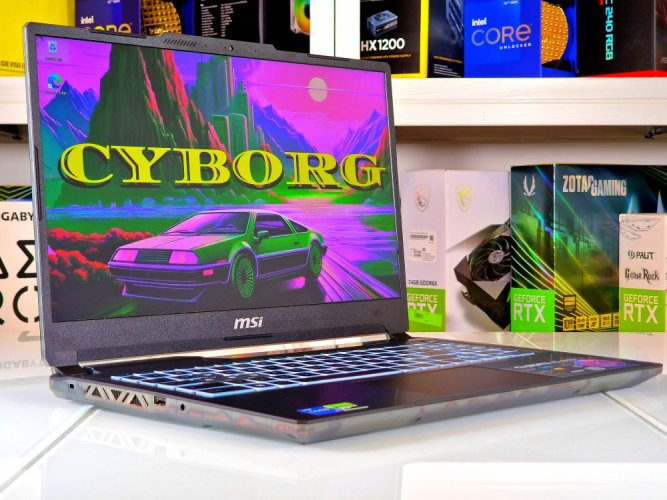Gaming Laptop MSI Cyborg 15 A13V - GARANTIE 24M | 15,6" 144 Hz | Intel Core i5-13420H | RTX 4050 6GB | 16GB DDR5 | 512 SSD | WIN11