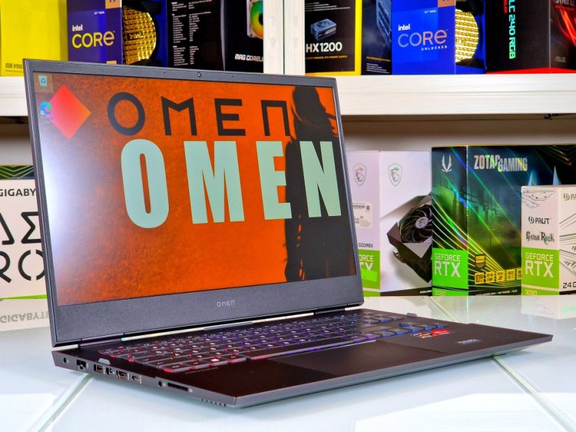 Gaming Laptop HP Omen 16 Gebraucht - GARANTIE 12M | 16,1" 144Hz | AMD Ryzen 7 5800H | AMD RX 6600 8GB | 16GB | 512 SSD | WIN11