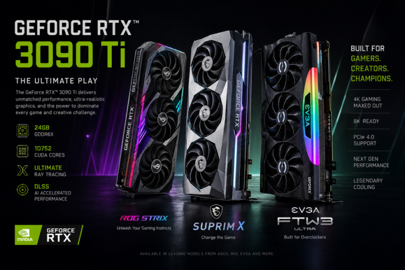 PC Gamer INFERNO • GARANTIE 24M • AMD Ryzen 5 7500X3D • RTX 3090 Ti 24Go • 32Go DDR5 • 1000 SSD • WIN11