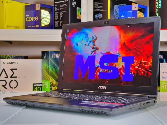 Laptop gamingowy MSI GL62M - GWARANCJA 12M | 15,6" FullHD | i5-6300HQ | GTX 950M | 12GB | 128 SSD + 1 TB HDD | WIN11